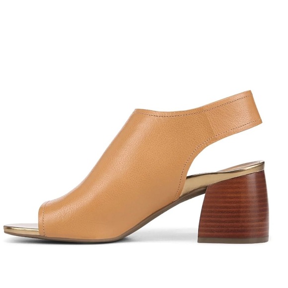 Vionic Tan Peep Toe Block Heel Sandals size 9W - Picture 8 of 9